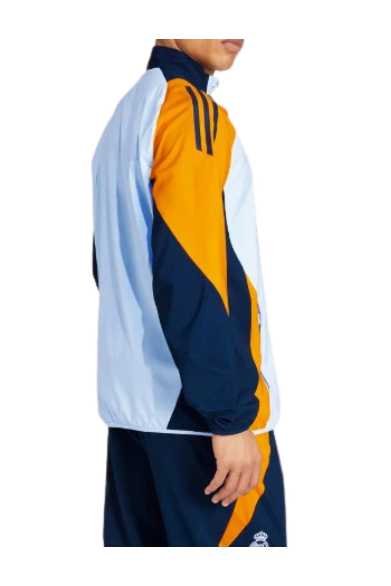 Veste de survêtement Real Madrid 2024/2025 - Bleu/Jaune